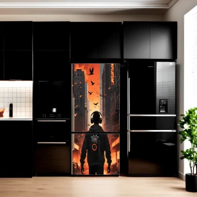Folie imprimata color pentru decor Frigider, dimensiune 200 x 90cm, model: AVX-FR29 foto