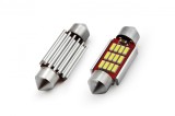 Set becuri auto cu LED CANBUS sofit C5W 12 SMD 4014 36mm Alb 12/24V