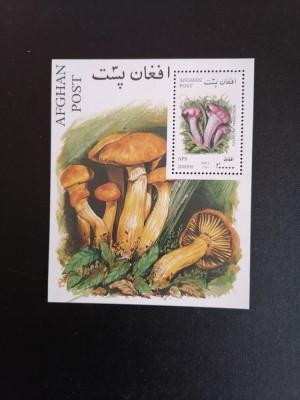 AFGHAN POST - CIUPERCI - (24018) - colita nestampilata foto