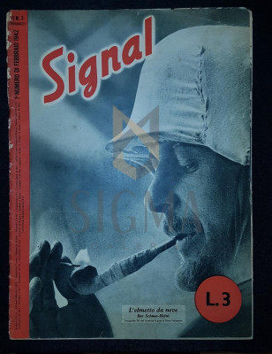 REVISTA DE PROPAGANDA HITLERISTA &amp;quot;SIGNAL&amp;quot;, NUMARUL 3 DIN FEBRUARIE 1942 foto