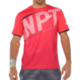 Tricou cu guler rotund Respirant Padel Riter Roșu Bărbați, Bull Padel