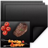 Set 3 covorase grill antiaderente Ruhhy, 33 x 40 cm, negre