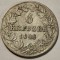 Germania Bavaria 6 kreuzer 1848 / Karlsruhe argint Frederic l
