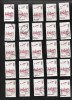 25 timbre Polonia 50 zlotych, Stampilat