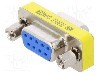 Adaptor din ambele par&amp;#355;i, D-Sub 9pin mama, CONNFLY - DS1082-02-9F8LNCC