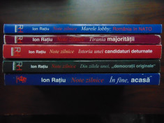 Note zilnice, 5 vol - Ion Ratiu (decembrie 1989 - decembrie 1994) foto