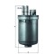 MAHLE KL 173 filtru combustibil
