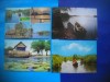 HOPCT LOT 1901 DELTA DUNARII -JUD TULCEA-4 CARTI POSTALE-RSR-CIRCULATE, Circulata, Printata