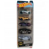 Set 5 masinute Hot Wheels, Batman, JBJ76