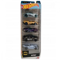 Set 5 masinute Hot Wheels, Batman, JBJ76
