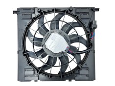 Ventilator radiator Bmw X3 G01 17-, X4 G02 18-, motor: 2.0 T, 3.0 R6 T, 515 mm; 4 pini, 17118642750; 17428487637