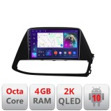 Navigatie Hyundai I30 2018-2021 Android Octa Core Ecran 2K QLED GPS 4G 4+32GB 360 CarStore Technology