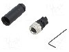 Conector M8, 3 pini, clasa etanseitate IP67, WEIDM&Uuml;LLER - 1803870000 SAIB-M8-3P