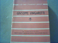 Giuseppe Ungaretti - POEZII { colectia &amp;#039; Cele mai frumoase poezii &amp;#039; } / 1963 foto