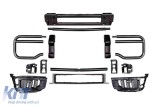 Kit de bullbar tip G63 cu grile laterale pentru bara de protectie frontala design A, potrivit pentru Mercedes G-Class W465 dupa 2024 Performance AutoT
