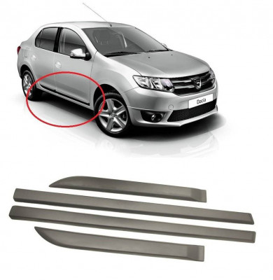 Set bandouri laterale protectie usi Dacia Logan berlina 2013-2020 foto