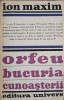 Orfeu, Bucuria Cunoasterii - Ion Maxim, Univers, 1976, Biografii, Carte beletristica, Romana, Paperback, Anticariat
