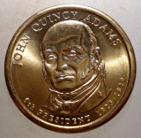 7.340 USA SUA PRESEDINTE JOHN QUINCY ADAMS 1 DOLLAR 2008 D XF, America de Nord