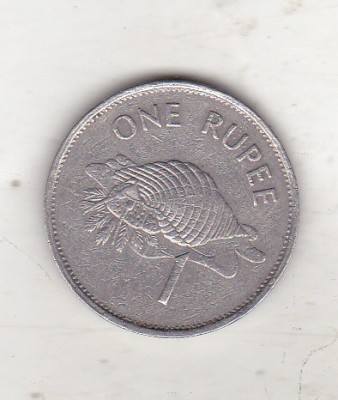bnk mnd Seychelles 1 rupie 1995 , fauna marina foto