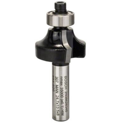 BOSCH Freza de rotunjit Standard for Wood, 8x24.7x53 mm foto