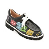 Mocasini GRYXX negri, 3131071, din piele naturala