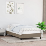 VidaXL Cadru de pat fără saltea Taupe 80x200 cm țesătură