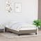 Gossi cadru de pat, gri taupe, 80x200 cm, material textil