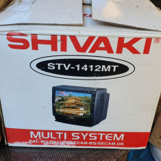 Televizor multisistem Shivaki, japonez, PAL/SECAM BG/DK, 1997, NOU!!!