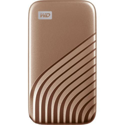 WD My Passport SSD 500GB Gold - Stocare Externă Rapidă și Fiabilă foto