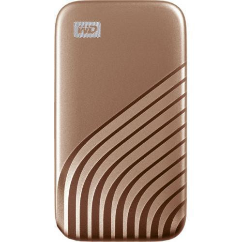 WD My Passport SSD 500GB Gold - Stocare Externă Rapidă și Fiabilă