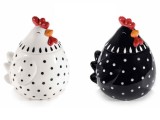Cumpara ieftin Set 2 borcane Gaina ceramica multicolora 15.5x15x17.5 cm