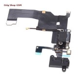 Banda Flex iPhone 5S Conector Incarcare / Audio Negru Cal.A