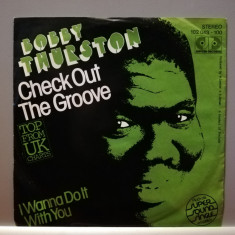 Bobby Thurston – Check Out The Groove (1980/Jupiter/RFG) - Vinil Single pe '7/NM