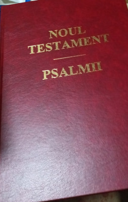 NOUL TESTAMENT PSALMII FORMAT MARE foto