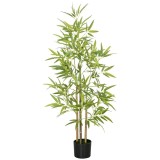 Planta artificiala, bambus cu ghiveci, verde, 15x120 cm, ART