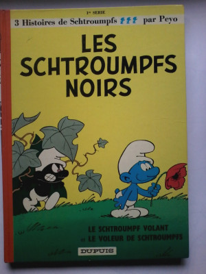 Les schtroumpfs noirs - 3 Histoires de Schtroumpfs - par Peyo (1er serie, 1978) foto