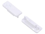 Obturator alb pentru profile LED TOPMET SURFACE14, 20 buc. GEN2 ABS
