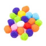 Pompoane cu diametru 10 mm,multicolor,60 bucati set