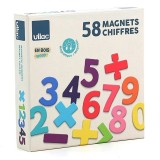 Cifre magnetice din lemn - Vilac