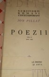 ION PILLAT Poezii 1906-1918 volumul 1 (1944, editie definitiva)