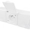 Conector Alimentare AC 2P+PE 250V 16A Alb Montaj Perete