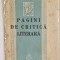 PAGINI DE CRITICA LITERARA , MARGINALIA ESEURI de VLADIMIR STREINU , 1938 , cotor lipit cu scoci