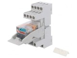 Releu Intermediar 4PDT 12VDC pentru Șină DIN, ABB