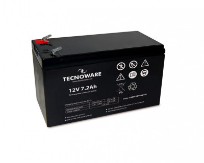 Acumulator etansat cu plumb-acid Tecnoware 12V 7,2 Ah - RESIGILAT foto