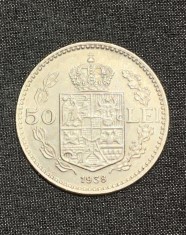 Moneda 50 lei 1938 foto