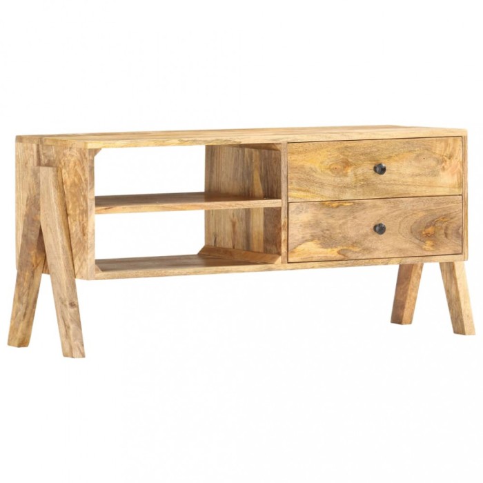 vidaXL Comodă TV, 97 x 35 x 47 cm, lemn masiv de mango 286262
