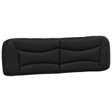 Cumpara ieftin Perna pentru tablie de pat neagra 180 cm piele ecologica