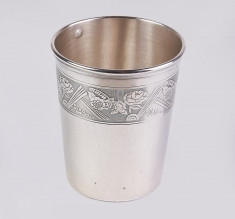 Pahar din argint masiv 950, marcaj Minerva foto