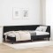 vidaXL Cadru de pat colțar Altele cu headboard Negru 100 x 200 cm 42016241