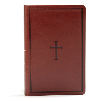 KJV Large Print Personal Size Reference Bible, Brown Leathertouch Indexed foto